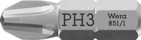 Wera 851 1 Z-Bits Phillips, PH 3 x 25 mm – 1 Stück – 05072074001