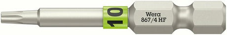 Wera 867 4 torx® hf bits met vasthoudfunctie, tx 10 x 50 mm - 05060506001