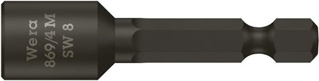 Wera 869 4 m Steckschlüssel-Bit, magnetisch, 8,0 x 50 mm – 1 Stück – 05060423001