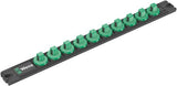 Wera 9601 Kappen-Magnetleiste, 3 8, leer, 30 x 340 mm – 05136421001