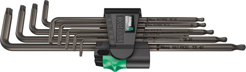 Wera 967 9 tx xl 1 Torx® Winkelschlüsselsatz, lang, 9-teilig - 1 Stück(e) - 05024460001