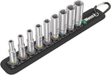 Wera Belt A Deep 1 Steckschlüsselsatz, 1 4 Steckschlüssel (schwarz, 9-teilig)