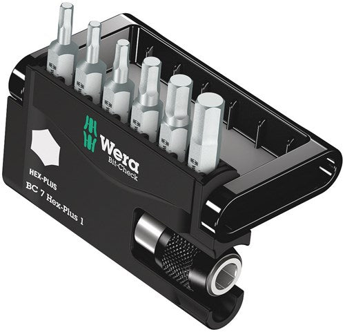 Wera Bit-Check 7 hex-plus 1, 7 -teilig - 1 Stück(e) - 05056168001