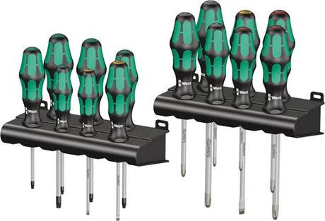 Wera Kraftform Big Pack 300 Schraubendreher (schwarz grün, 14 Stück)