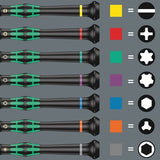 Wera Kraftform Micro 12 Elektronik Elektronik-Schraubendreher-Set 12-teilig – 05134000001