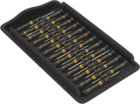 Wera Kraftform | Mikro-ESD | Großpackung 1 | Schraubendrehersatz | Elektriker | 25 Stück - 05134019001