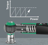 Wera Safe-Torque A 1 Drehmomentschlüssel mit 1 4 Vierkantantrieb, 2–12 Nm, 1 4 x 2–12 Nm – 05075800001