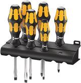 Wera Schraubendreher-Set | 6-teiliger Steckplatz PZD | 2-Komponenten-Griff | 6-seitiger Klingenaufsatz | 1 Stück - 05018287001 - 05018287001