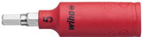 Wiha 246246 dopsleutelinzet geïsoleerd 1 4 binnenzeskant 5.0 mm x 65 mm - 43111