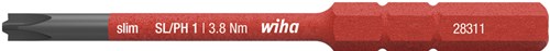 Wiha 2831131 Bit Slimbit Electric Plusmin Phillips SL PH1 x 75 mm – 34587