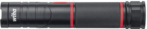 Wiha Taschenlampe mit LED, Laser und UV-Licht (schwarz rot)