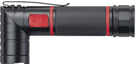 Wiha Taschenlampe mit LED, Laser und UV-Licht (schwarz rot)