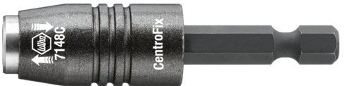 Wiha 7148c Bithalter Centrofix mechanisch verriegelbar 1 4 in Box 60 mm - 32477