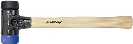 Ty Wiha 83213030 Kunststoffhammer fest weich mittelweich mit Hickorystiel, runder Schlagkopf 30, 290 mm - 26649