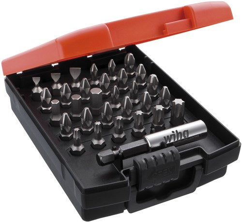 Wiha Bit-Set Standard 25 mm sortiert 32-teilig 1 4 C6,3 inkl. Karton - 26252 - 26252