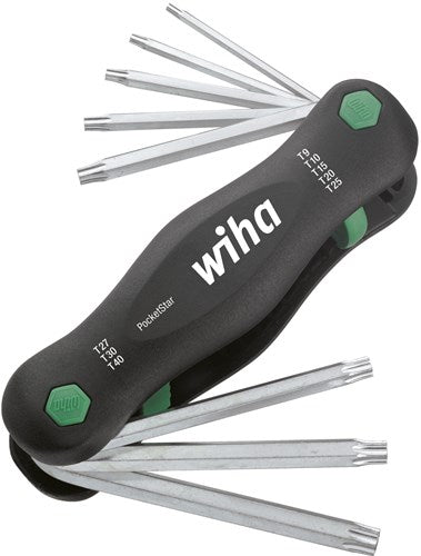 Wiha Multitool Pocketstar | torx® | 8-teilig | sb-Version | mit Euroschlossanhänger - 23049 - 23049