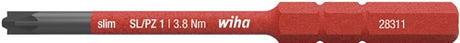 Wiha Wendemesser | Plus-Minus-Schlitz PZD 1 x 75 mm | vde isoliert | 1 Stück - 34589 - 34589