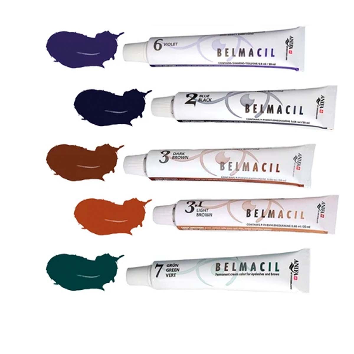 Belmacil Wimpernfarbe Blau Schwarz Nr. 2