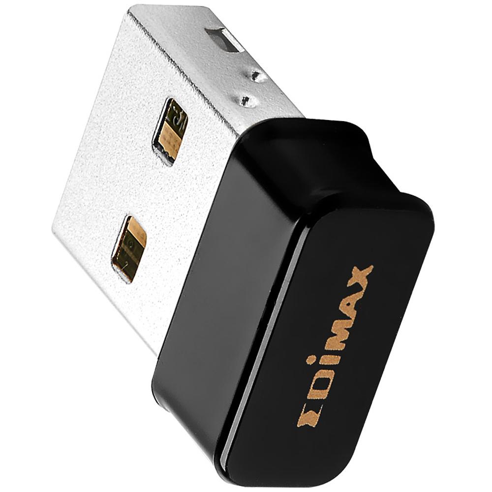 Edimax 2-in-1 N150 Wi-Fi Bluetooth 4.0 Nano USB-Adapter 2,4 GHz Schwarz | 1 Stück - ew-7611ulb - ew-7611ulb