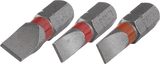 Wolfcraft Gebisse solide | Schlitz 0,8x5,5, 1,0x5,5, 1,2x6,5 | 3-teilig - 1338000