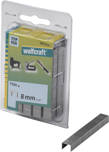 Wolfcraft-Breitrückenheftung | Typ 050 | 8mm | 1500 Stück - 7011000