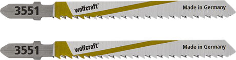 Wolfcraft-Stichsägeblatt | hcs | l=100mm | t-schaft | 2 Stück - 3551000