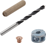 Wolfcraft Dübelset | ø8mm | 28-teilig | 1 Satz - 2917000