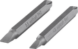 Wolfcraft Doppelbits | solide | PH-Slot | l65mm | 2 Stück - 2407000