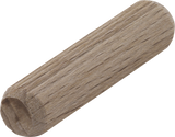Wolfcraft gerillte Holzdübel | buche | ø10 x 40 mm | 120 Stück - 2909000