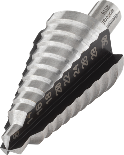 Wolfcraft HSS-Stufenbohrer | 10mm | ø8-30mm | 1 Stück - 2516000