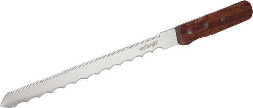 Wolfcraft Dämmstoffmesser | Griff | l 275mm | 1 Stück - 4119000