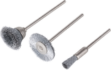 Wolfcraft Minipinsel | runder Schaft | ø5-20mm | 3 Stück - 2114000