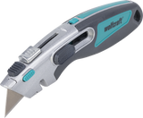Wolfcraft professionelles Doppelsicherheitsmesser | mit Trapezklinge | 1 Stück - 4106000