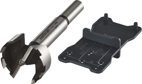 Wolfcraft 2-teilige Bohrer Bitset Forstner Black
