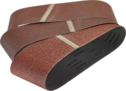 Wolfcraft Schleifbänder | k40, 80, 120 | 76x457mm | 5 Stück - 8415000