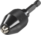 Wolfcraft Schnellspannbohrfutter | 0,5–6,5 mm | 6k-Aufnahme | 1 Stück - 2625000
