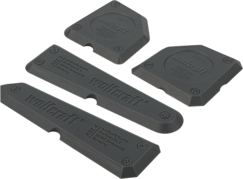 Wolfcraft – Kit Spatel-Set – 4 Stück – Kit Eisen – 4330000