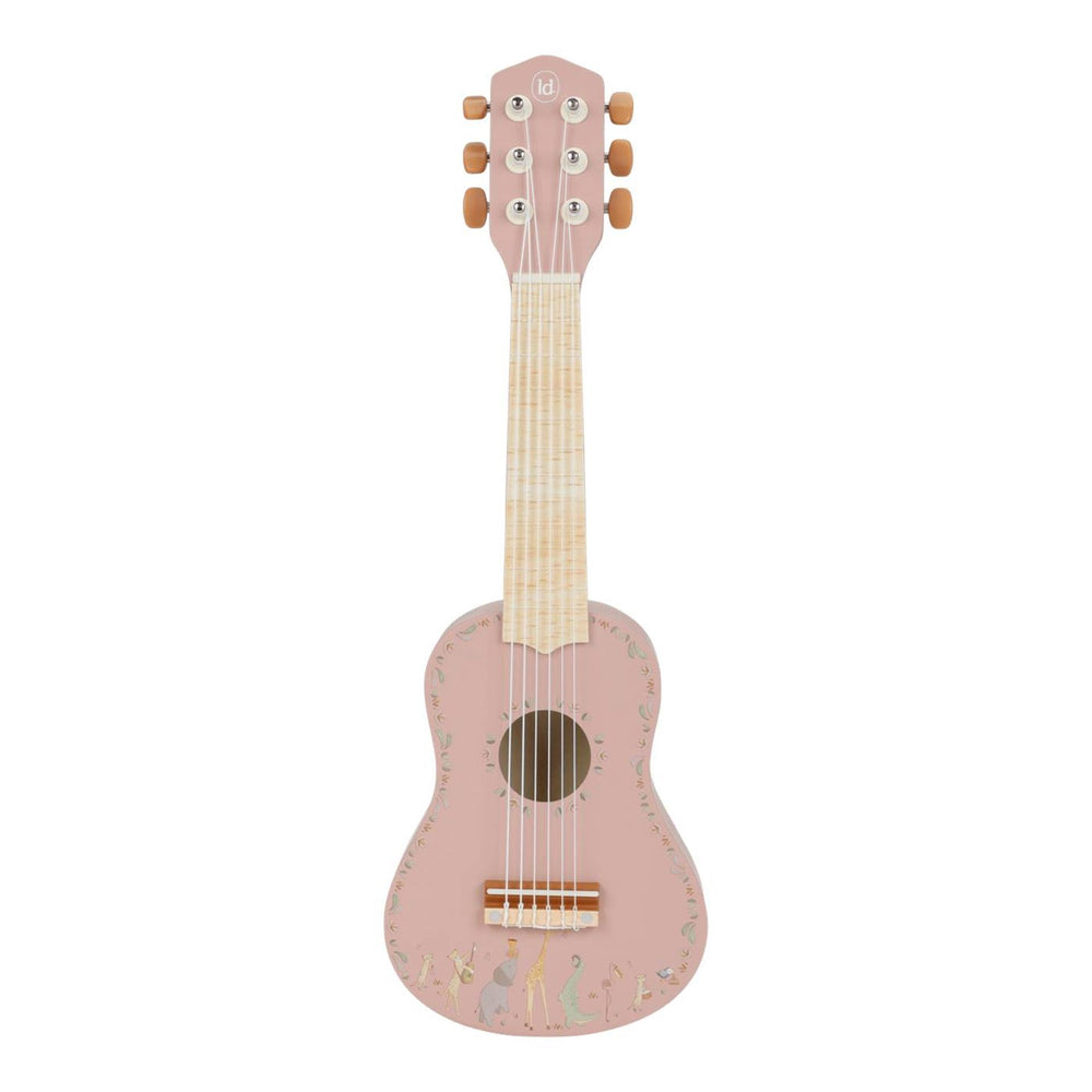 Little dutch safari friends houten gitaar pink fsc