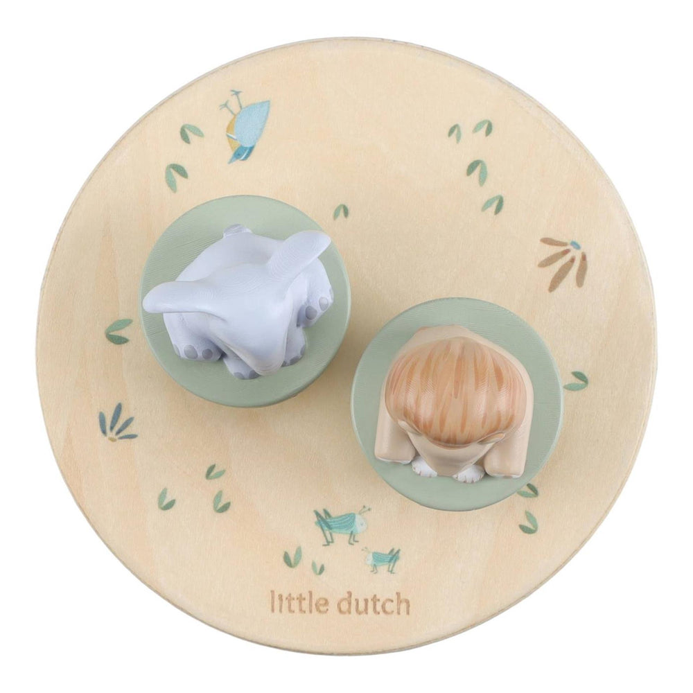 Little dutch safari friends houten muziekdoosje fsc