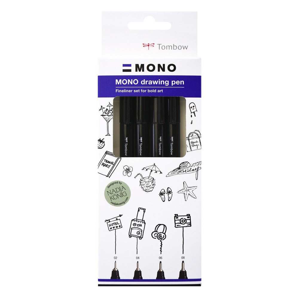Tombow • Mono Zeichenstift Bold Set, 4x