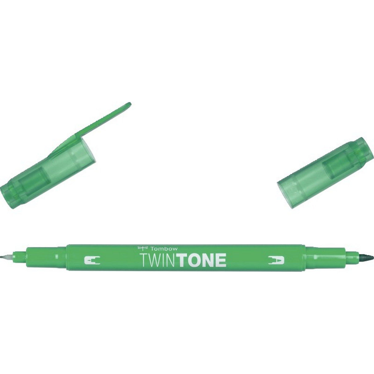 Tombow • Twintone-Pinselstift mit zwei Spitzen, grün