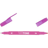 Tombow • Twintone-Pinselstift mit zwei Spitzen, rosa