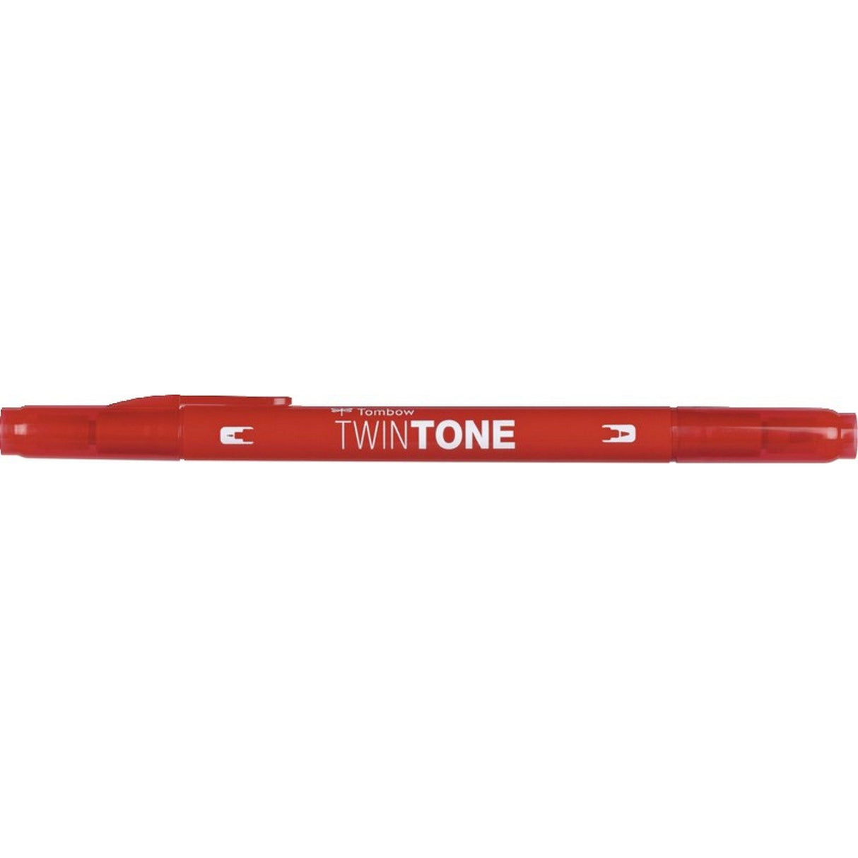 Tombow • Twintone-Pinselstift mit zwei Spitzen, rot
