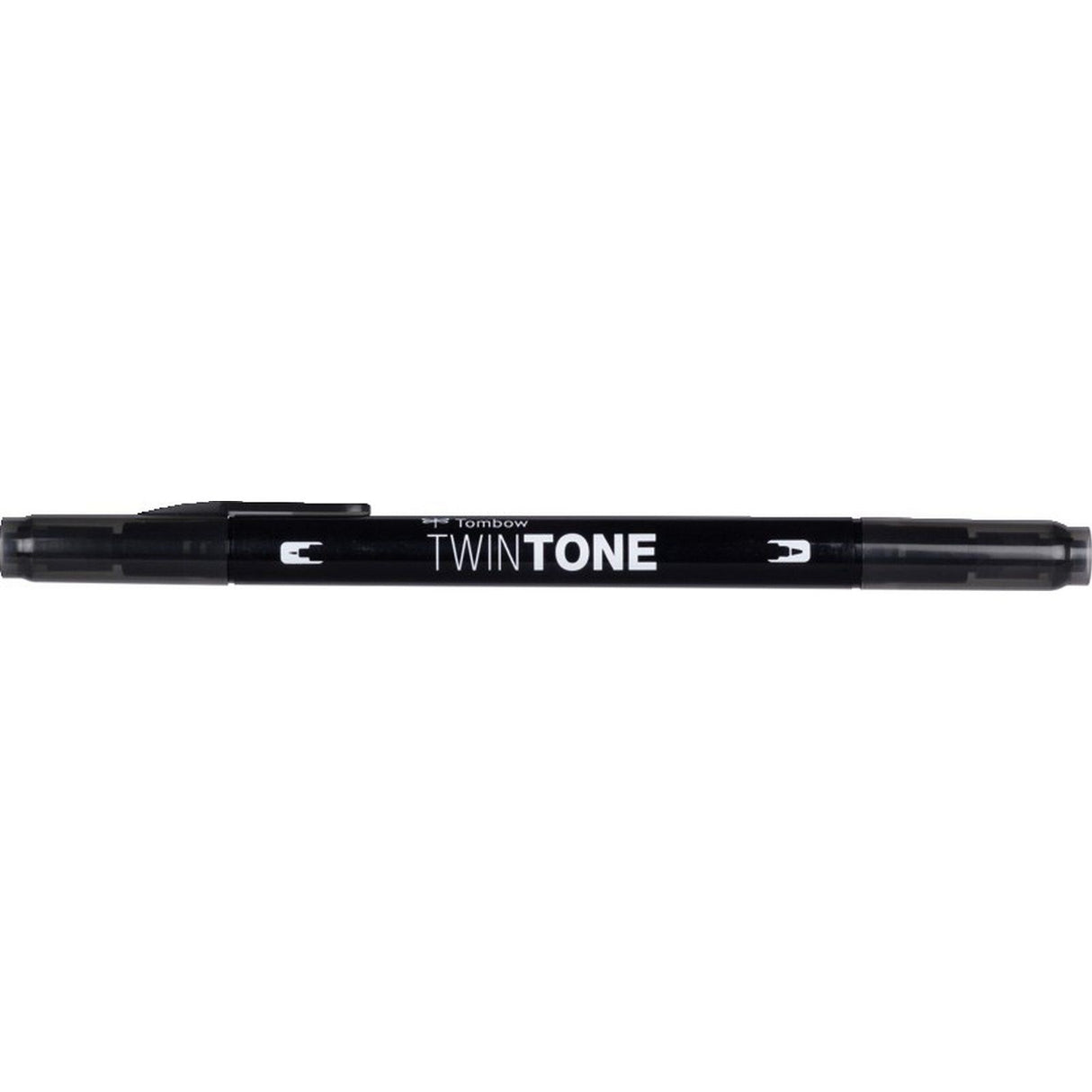 Tombow • Twintone-Pinselstift mit zwei Spitzen, schwarz