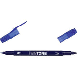 Tombow • Twintone-Pinselstift mit zwei Spitzen, Marineblau