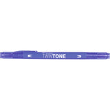 Tombow • Twintone-Pinselstift mit zwei Spitzen, französischblau