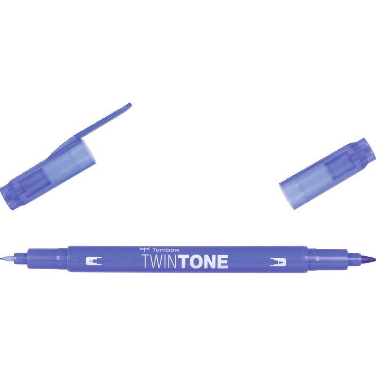 Tombow • Twintone-Pinselstift mit zwei Spitzen, französischblau