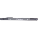 Tombow • twintone dual-tip brushpen grey