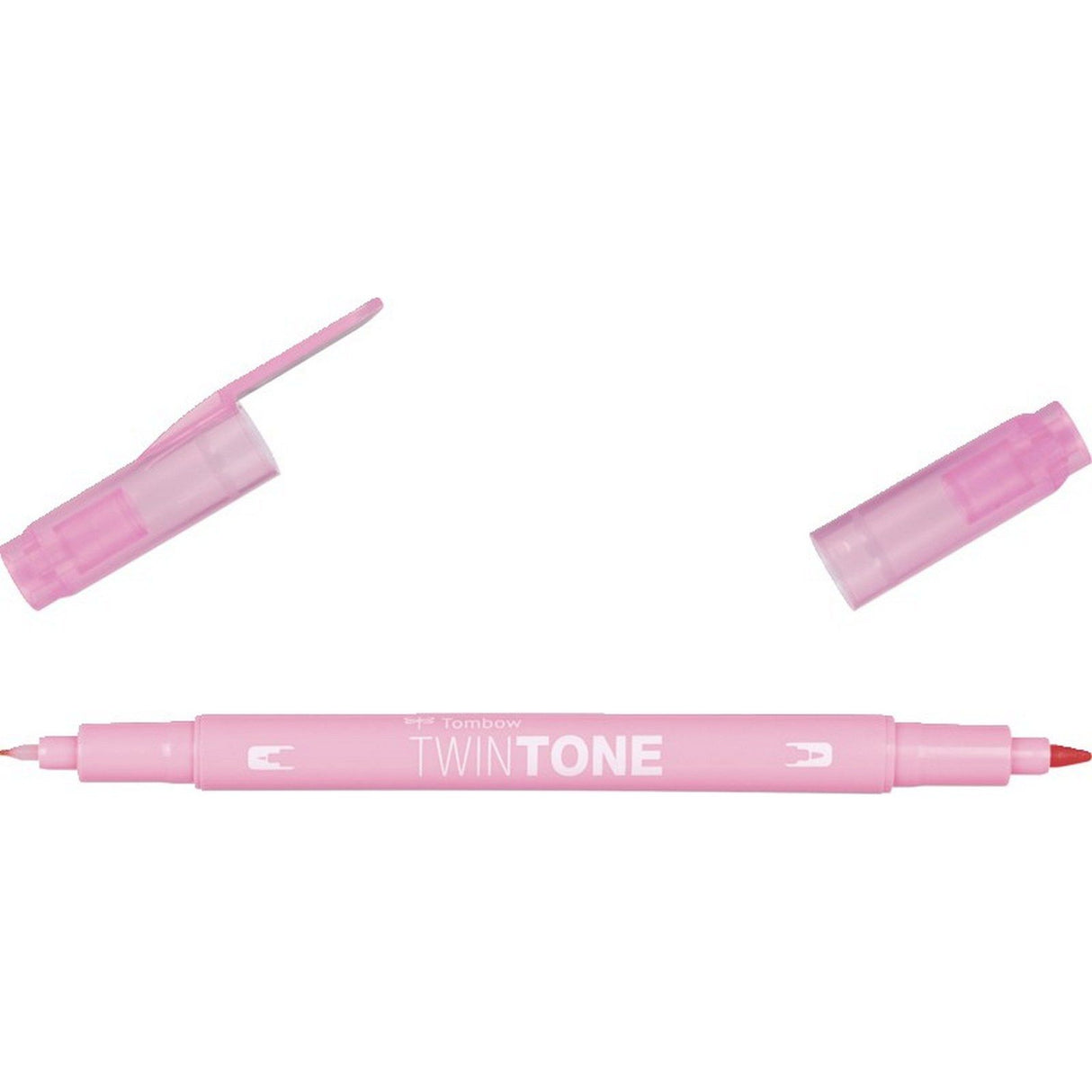 Tombow • Twintone-Pinselstift mit zwei Spitzen, blassrosa