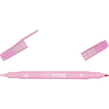 Tombow • Twintone-Pinselstift mit zwei Spitzen, blassrosa